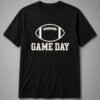 Game Day Football Laces Unisex T-Shirt - Black