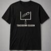 Touchdown Season Goalpost Unisex T-Shirt - Black