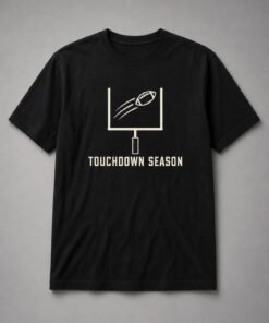 Touchdown Season Goalpost Unisex T-Shirt - Black