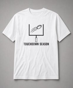 Touchdown Season Goalpost Unisex T-Shirt - White